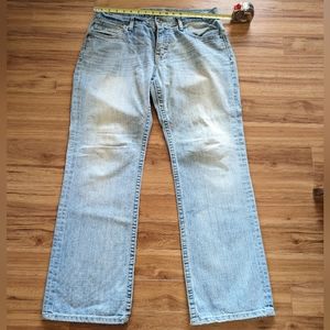 🔥BKE Derek's 33R light wash. **Some stains** good work jeans.